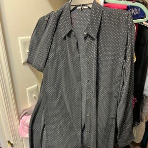 Equipment silk shirt dress